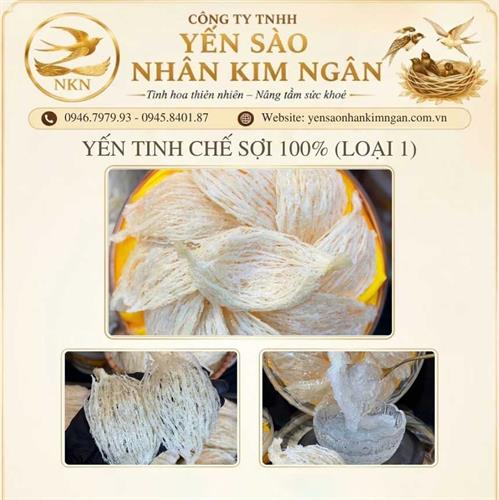 Yến Tinh Chế Sợi 100% (Loại 1)