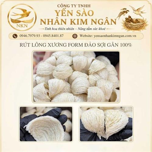 Rút Lông Xương Form Đảo Sợi Gân 100%