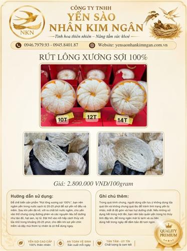 Rút Lông Xương Sợi 100%