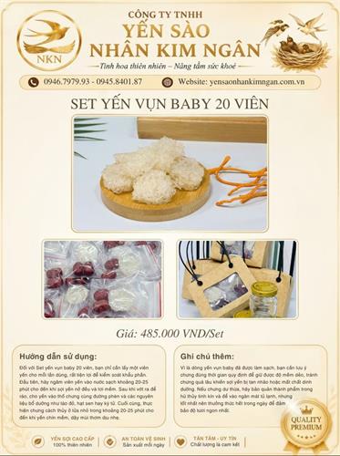 Set Yến Vụn Baby 20 Viên