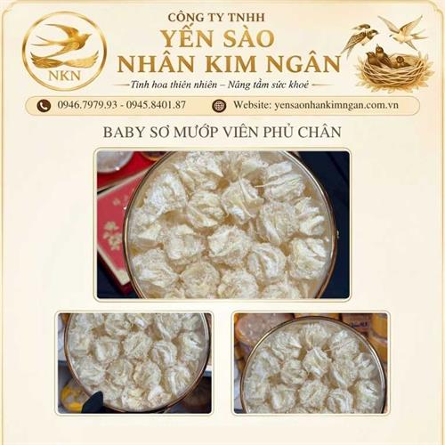 Baby sơ mướp viên phủ chân (55 - 60 viên)