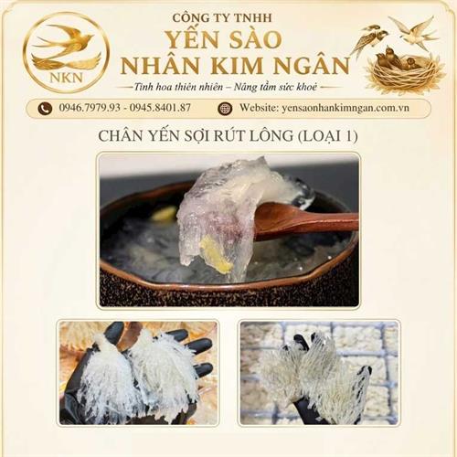 Chân Yến Sợi Rút Lông (Loại 1)