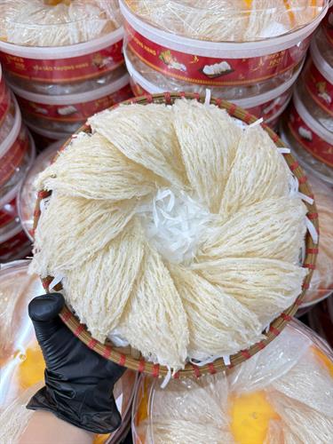 Yến Tinh Chế Sợi 80% - 20% Sơ Mướp Sợi Ngắn Và Chân Yến (Loại 2)