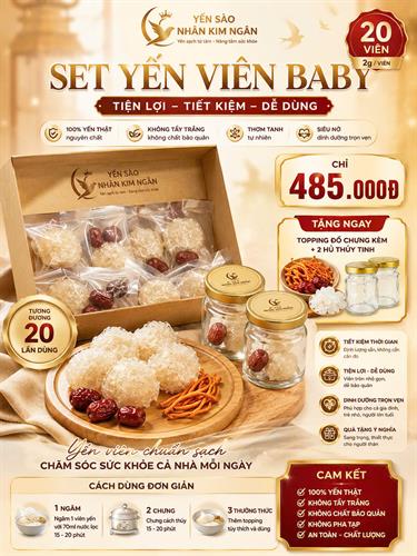 Set Yến Vụn Baby 20 Viên