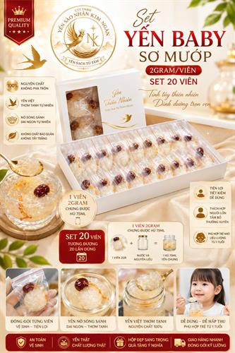 Set Yến Vụn Baby 20 Viên
